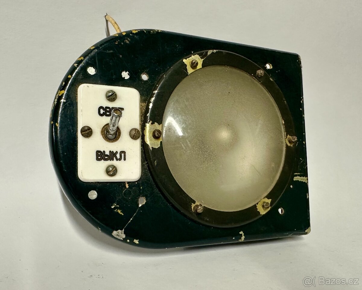 Staré světlo CCCP asi z letadla hliník PRO SBĚRATELE - 2