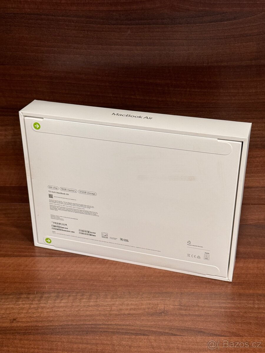 MacBook Air 13" M4 (2025) 16GB/512GB hvězdné bílá - NOVÝ - 2