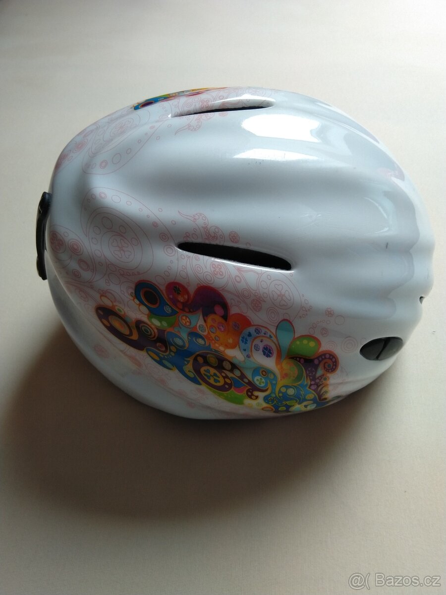 Dětská lyžařská helma TecnoPro junior S/M, 52/56cm, bílá - 2