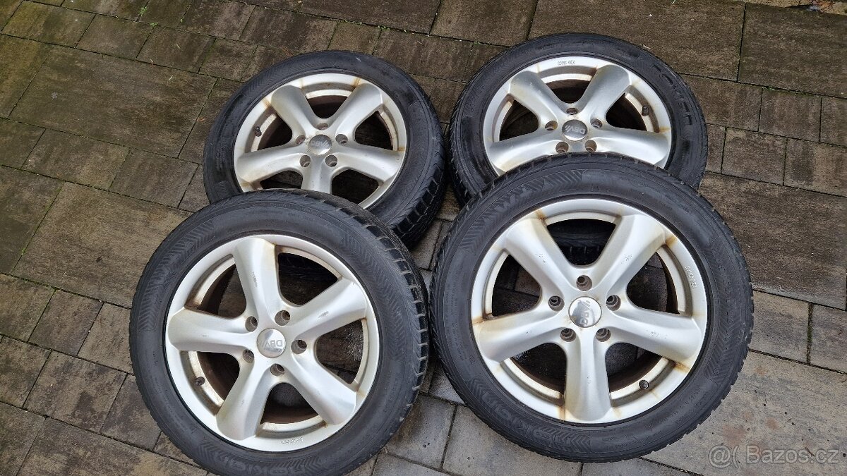 Alu kola DBV 5x112 R16 Zimní sada Škoda Seat VW Audi - 2