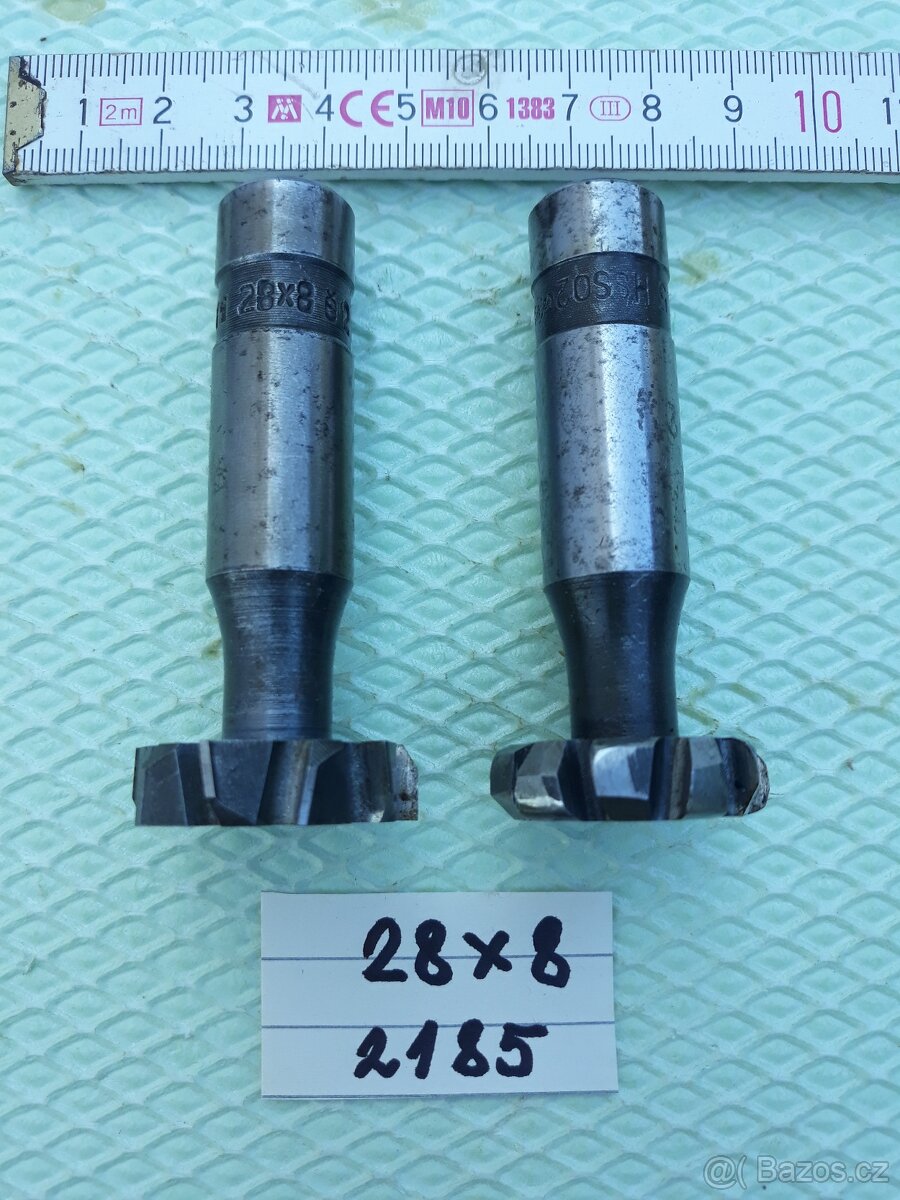 Frézy tvarové stopkové pro drážky per - 2