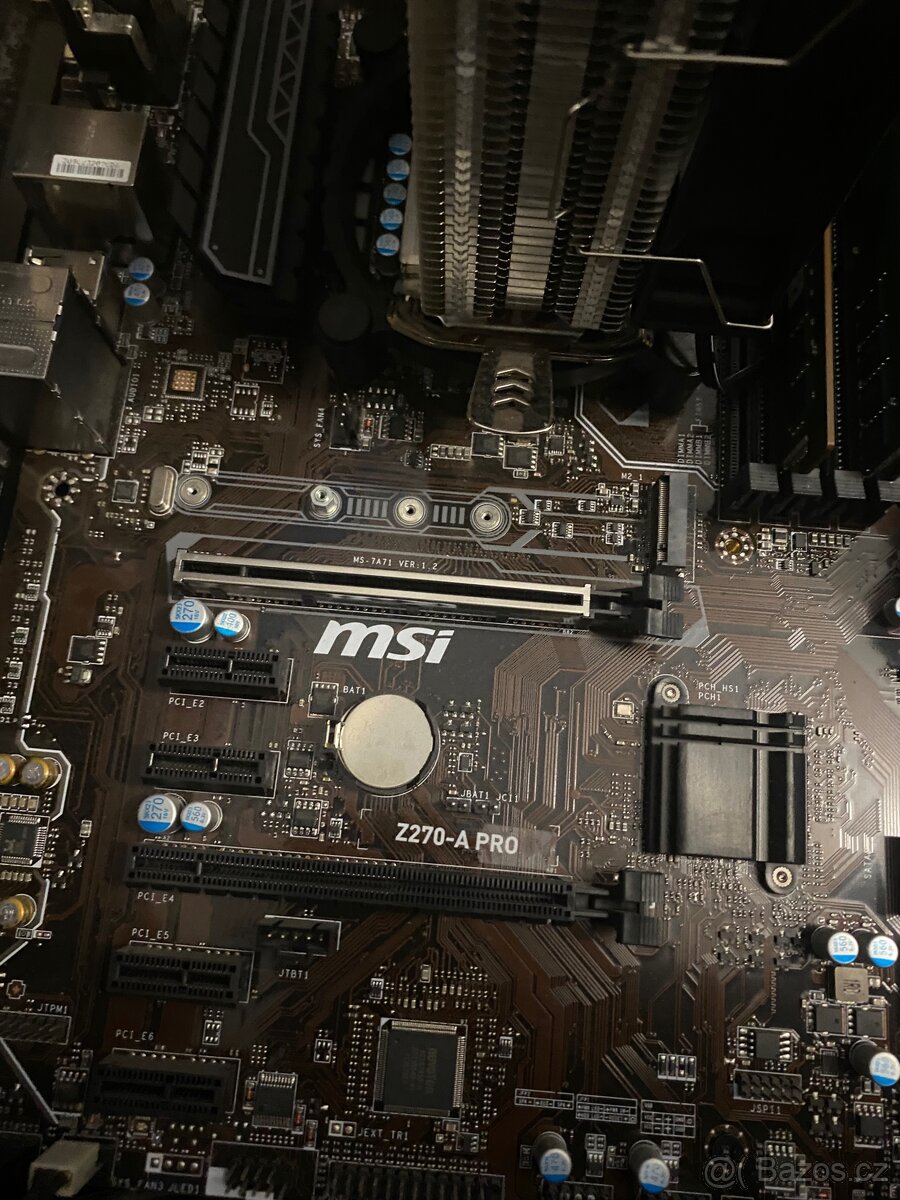 Prodám MSI Z270A PRO + Intel Core i7-6700 + 16 GB DDR4 - 2