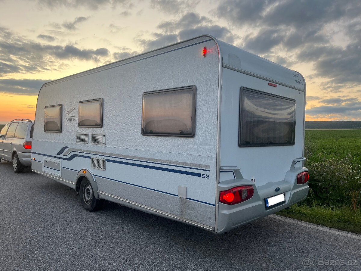 Karavan Wilk S3 KLIMA MOVER 4 lůžka 2007 koupen v ČR - 2