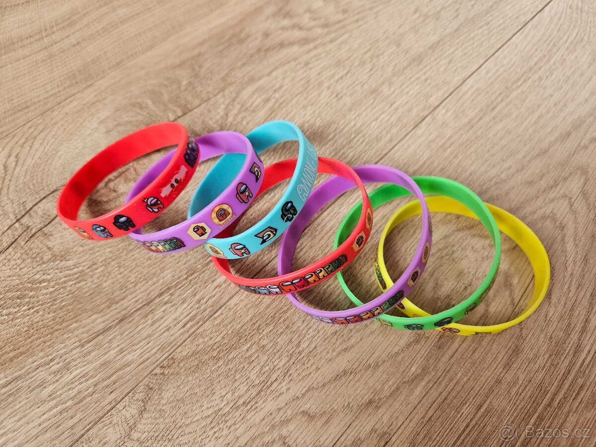 Among Us - silikonové náramky - 2