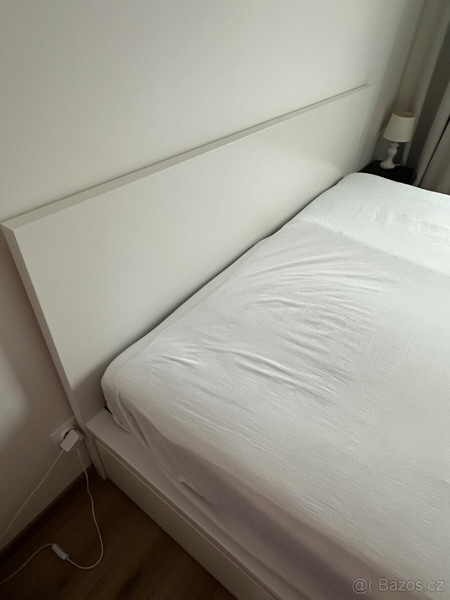 Postel MALM s roštem - 2