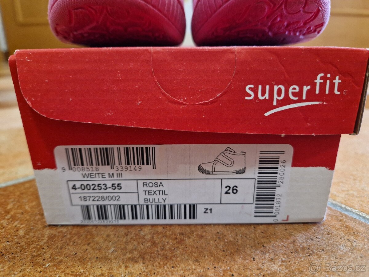 Dětské bačkory Superfit Bully velikost 26 - 2