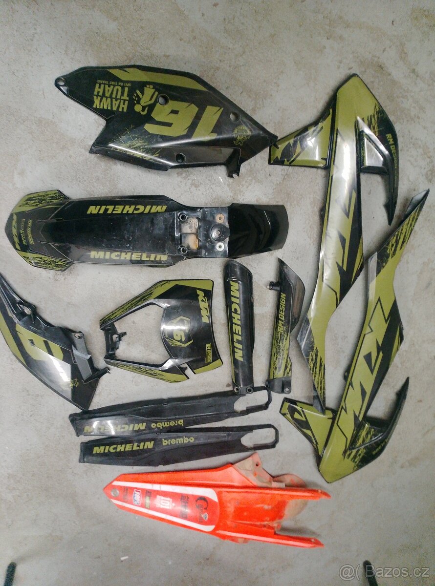 Ktm plasty s polepy - 2