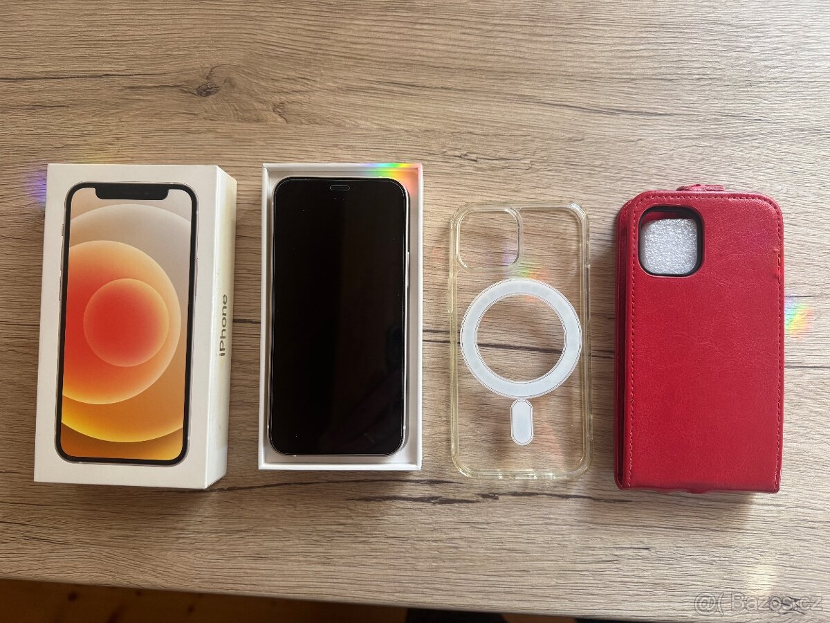 IPhone 12mini 64GB bily, top stav - 2