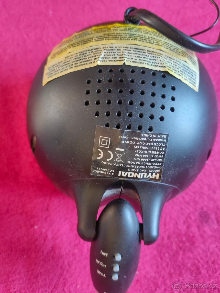 rádio budík a meteostanice HYUNDAI projekce na zeď - 2