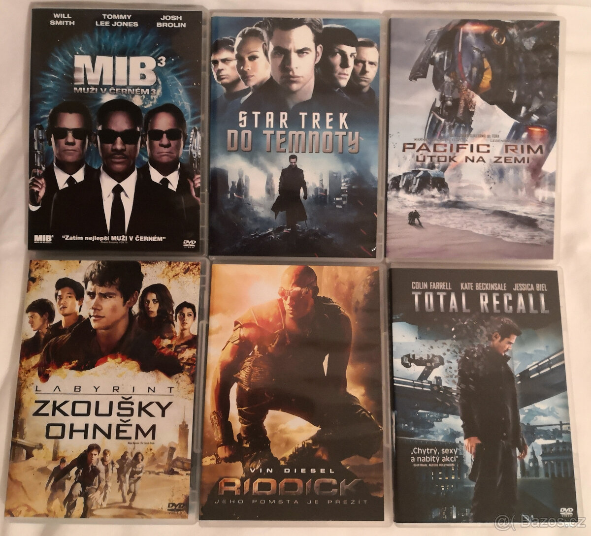 DVD se sci-fi tématikou - 2