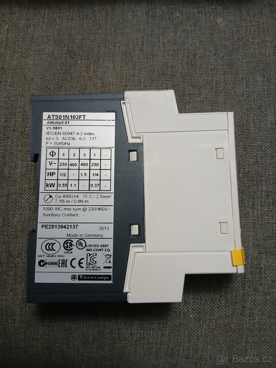 Softstartér Schneider Altivar ATS01N103FT - 2