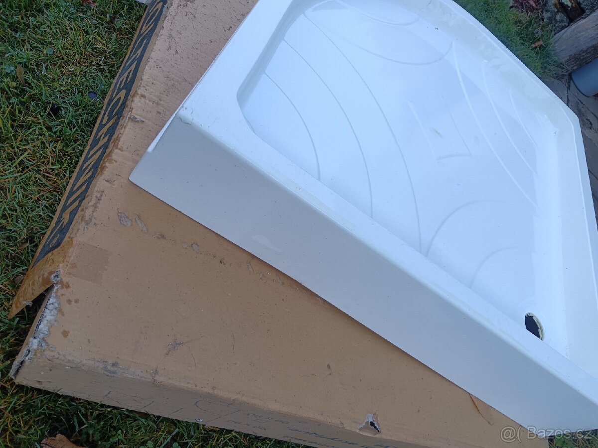 sprchová vanička Rolltechnik čtvrtkruh 90/90 - 2