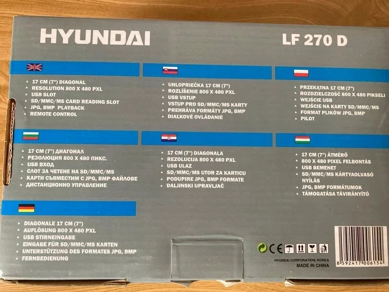 Nový fotorámeček Hyundai - 2