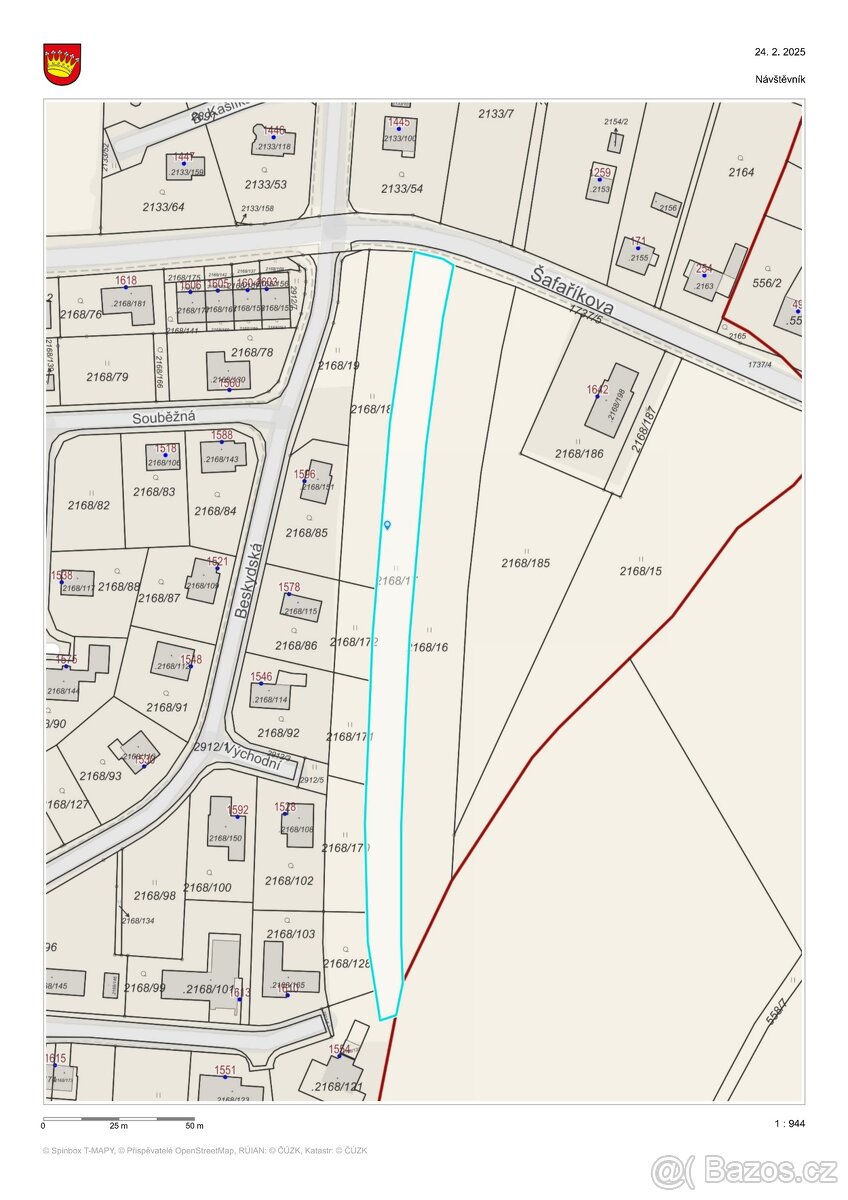 Prodej stavebního pozemku ve Valašském Meziříčí - 2