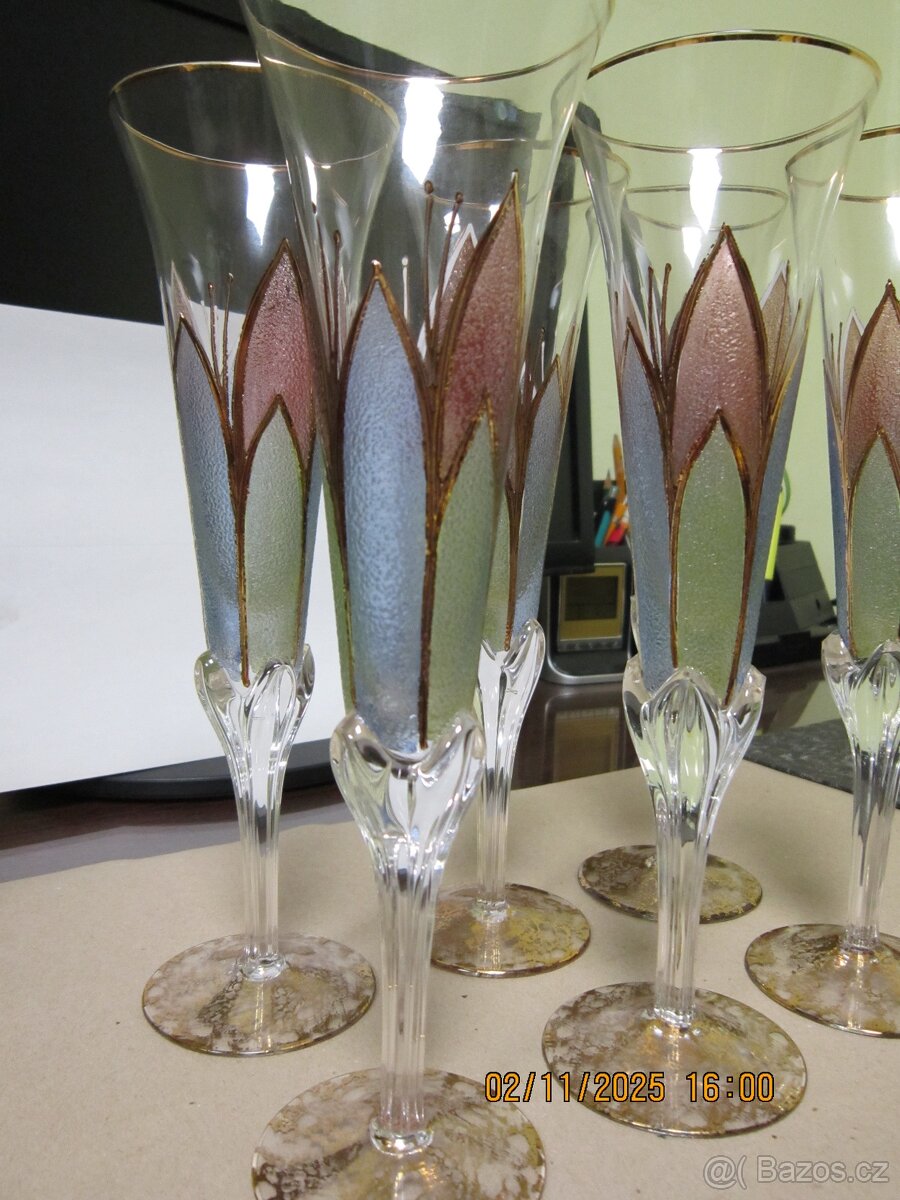 vysoké šampusky - sada 6ks - 2