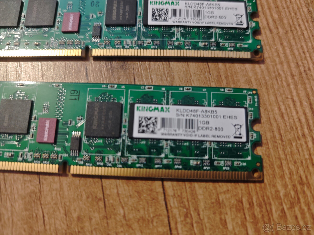 RAM Kingmax 2x1GB 800MHz DDR2 - 2