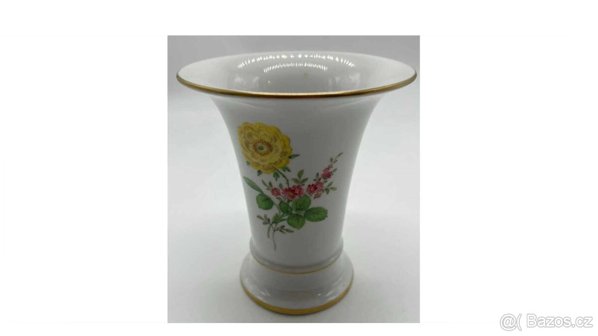 Míšeň, porcelánová váza - 2