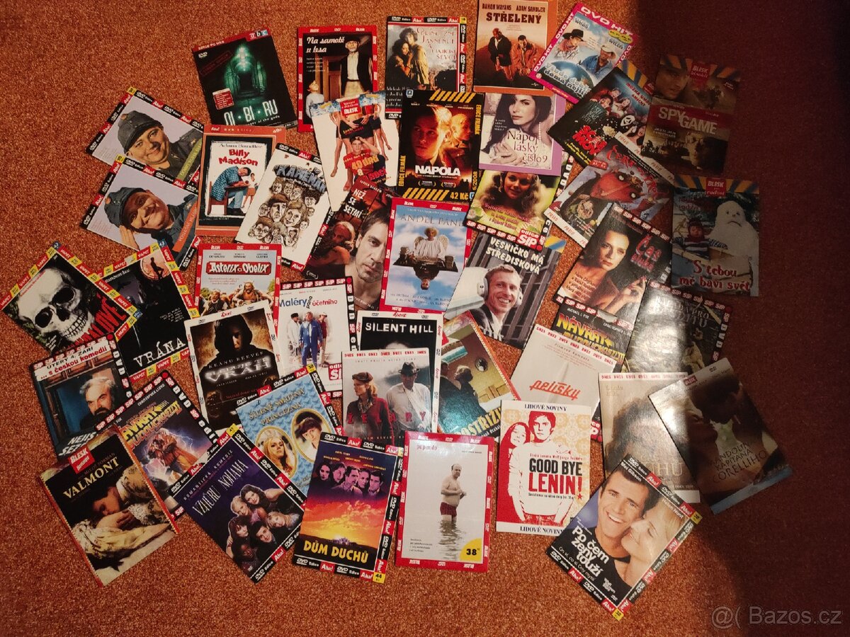 DVD filmy - příloha časopisu 43 ks - 2
