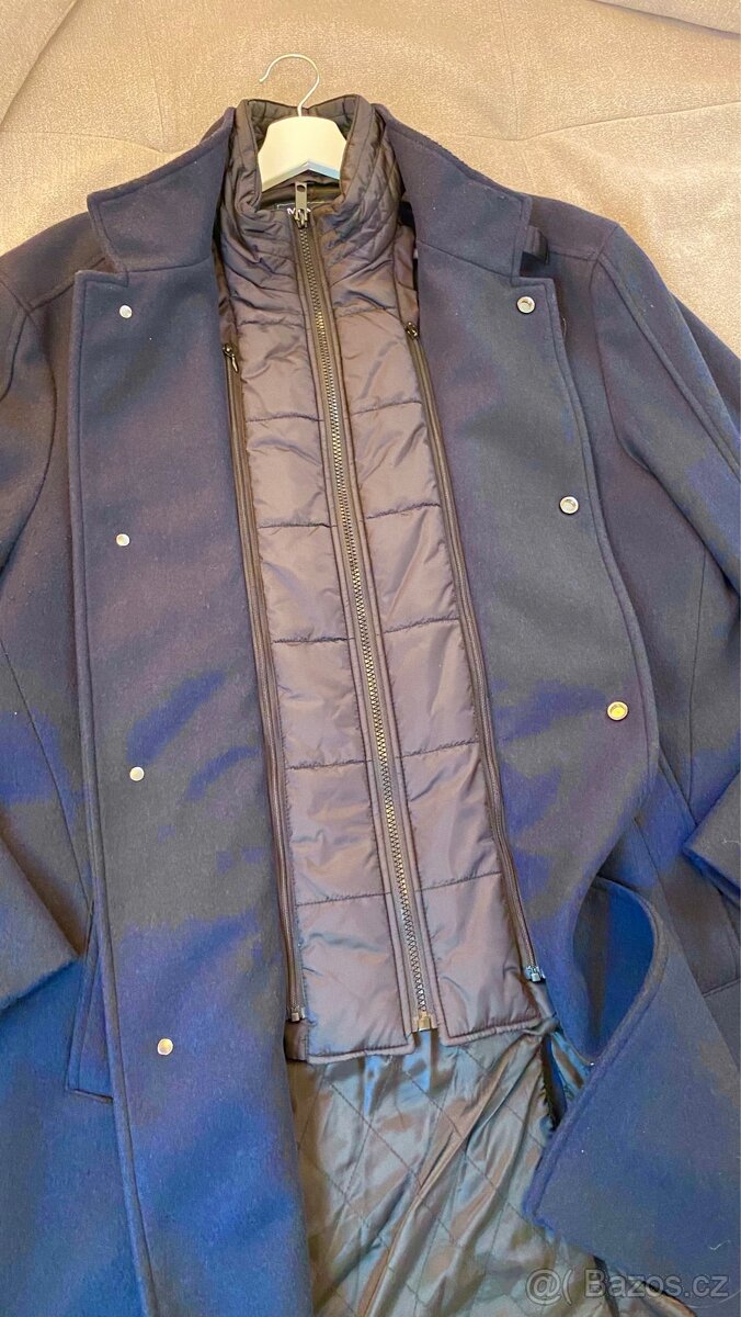 Pánský zimní vlněný kabát - 2