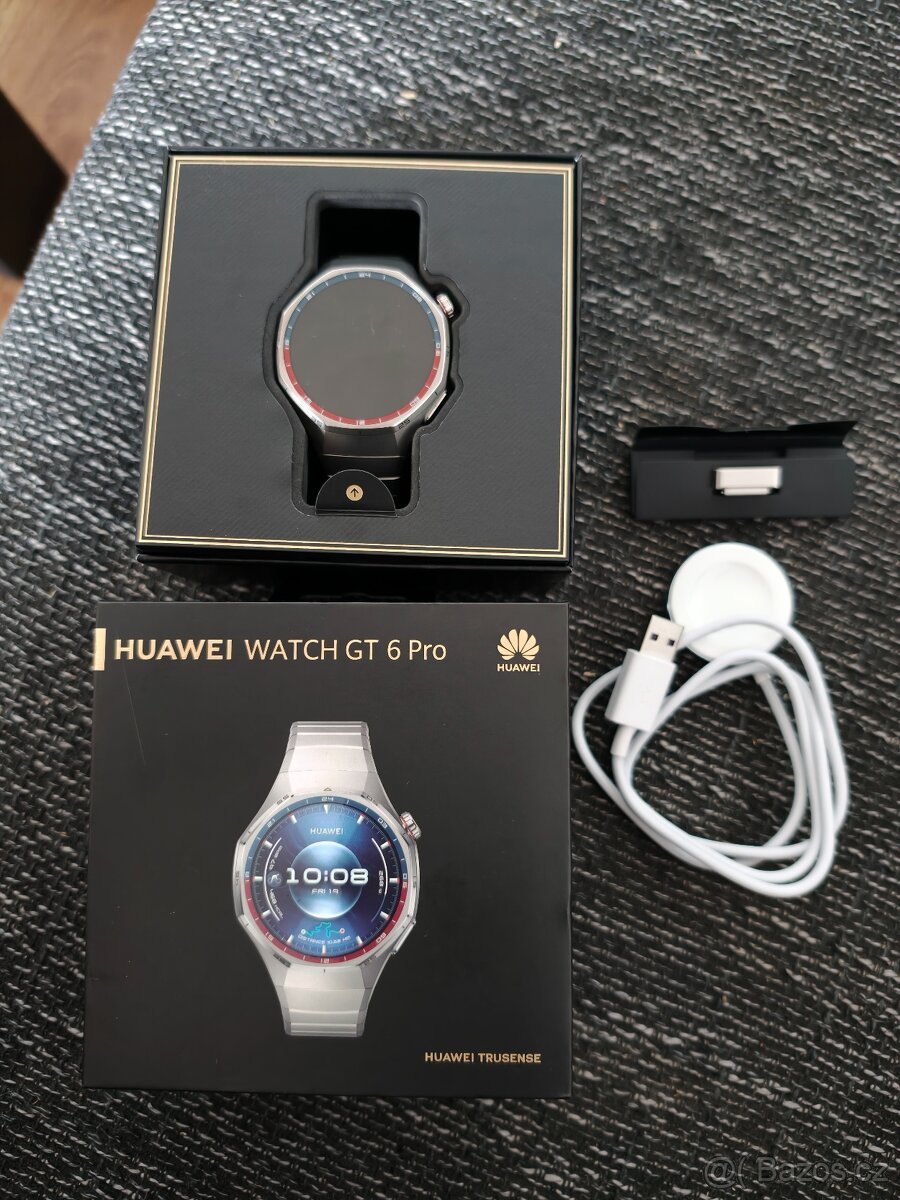 Huawei watch gt 6 pro titan/safír - 2