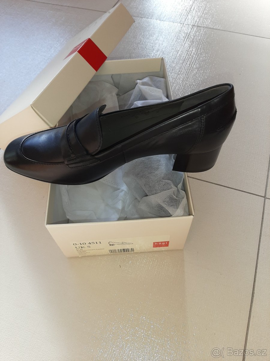 Nové kožené luxusní lodičky Hogl - 2