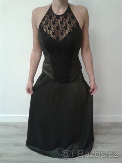Zelené společenské šaty - 2