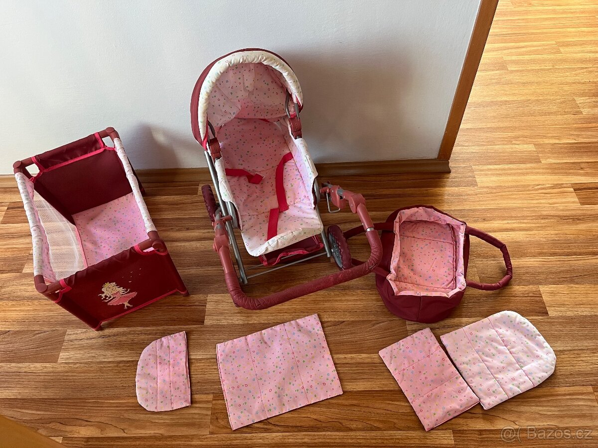 Kočárek a postýlka pro panenky - 2