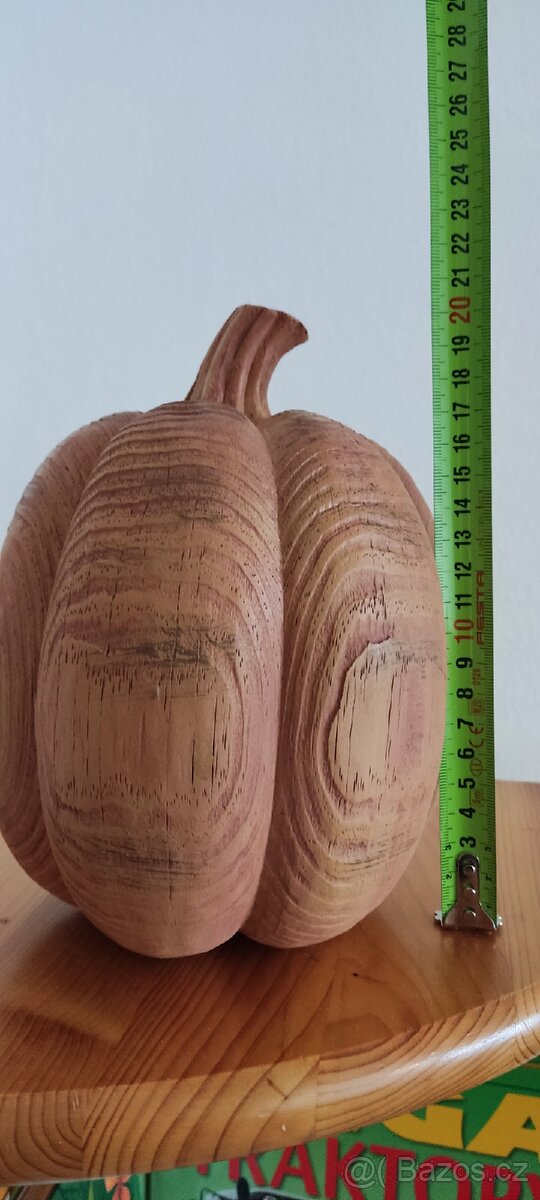 Dřevěná Dýně DEKORACE - 2