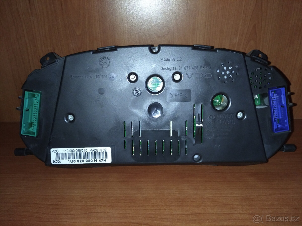 Budíky Octavia I - 2