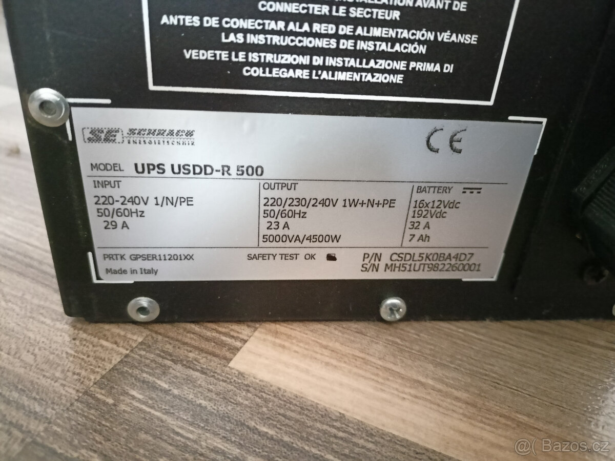 UPS Schrack 4,5 kW bez baterií - 2