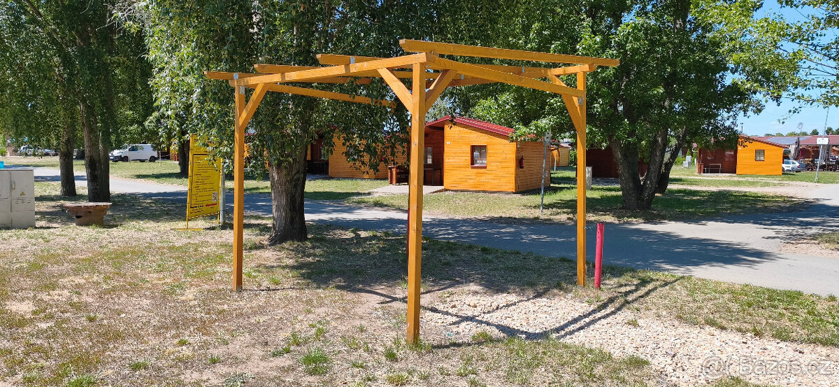 Dřevěná pergola 3x3m - 2