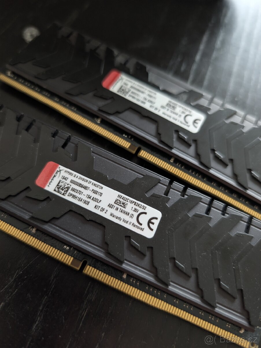 HyperX Predator 32GB (2×16GB) DDR4 3200MHz CL16 - 2