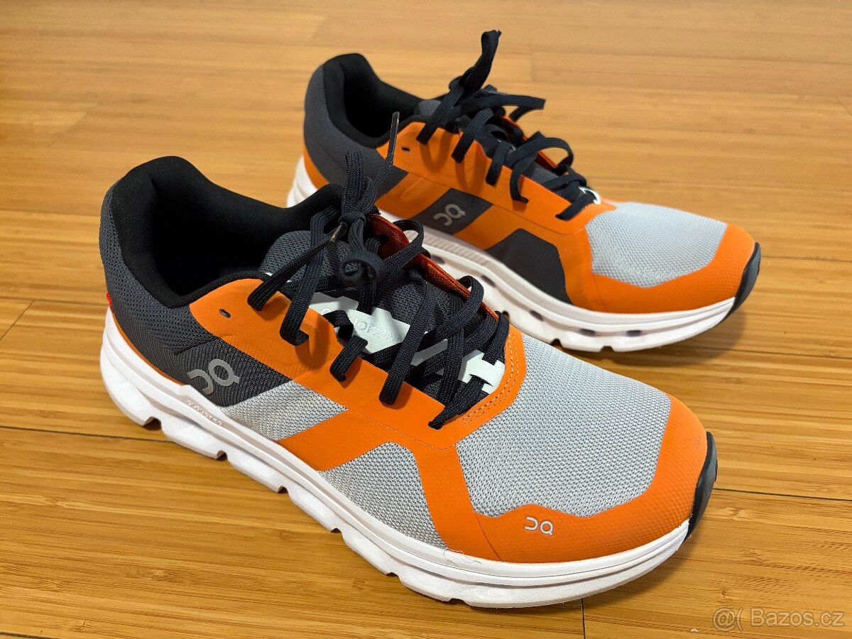Pánské běžecké boty On Cloudrunner seda/oranzova - 2