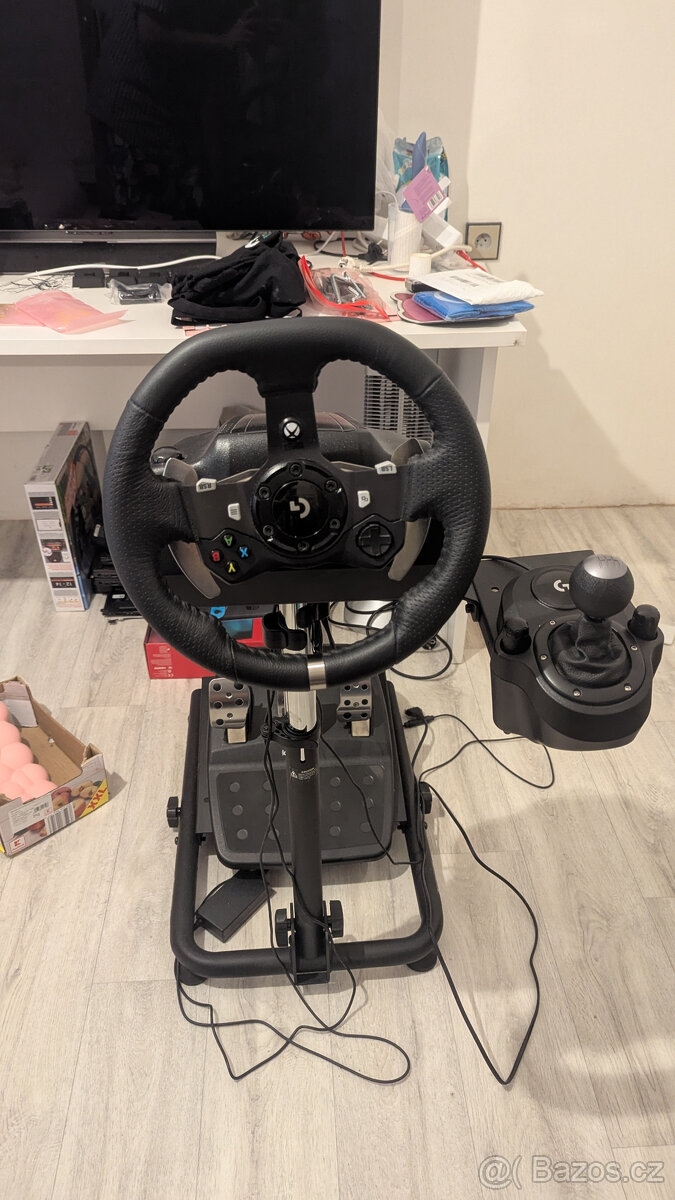 Logitech G920 + ruční brzda + shifter + stojan - 2