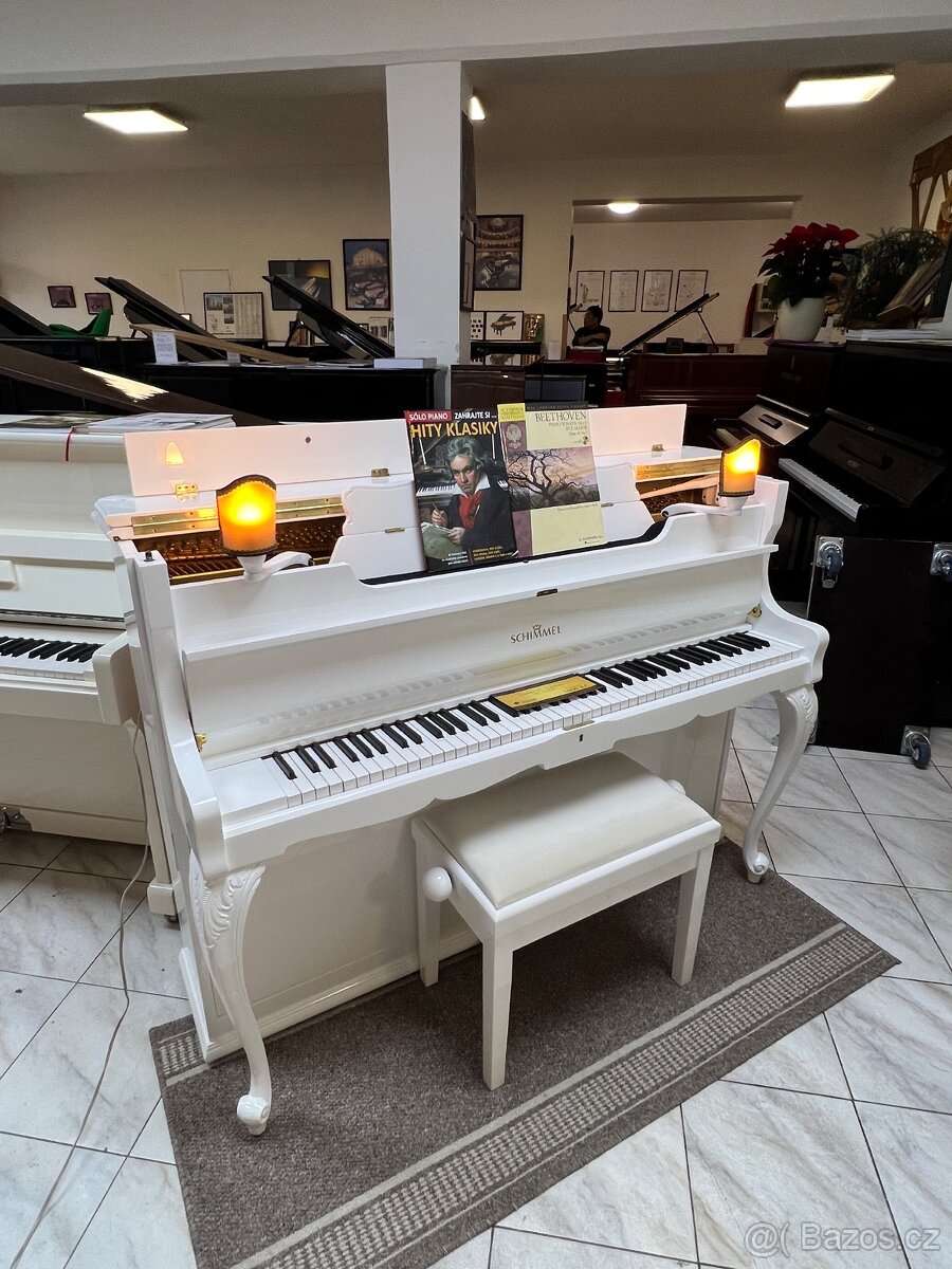 Německé piano Schimmel rococo po opravě, se zárukou, doprava - 2