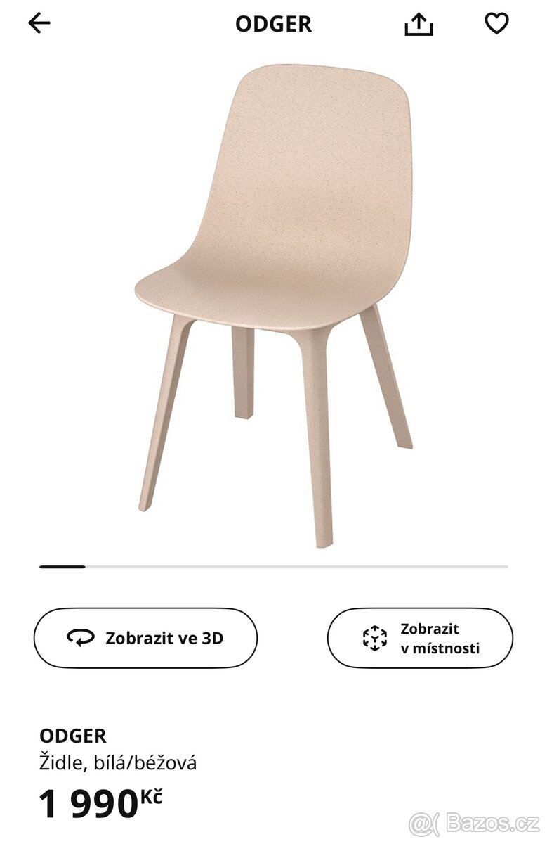 Plastová židle IKEA - 2