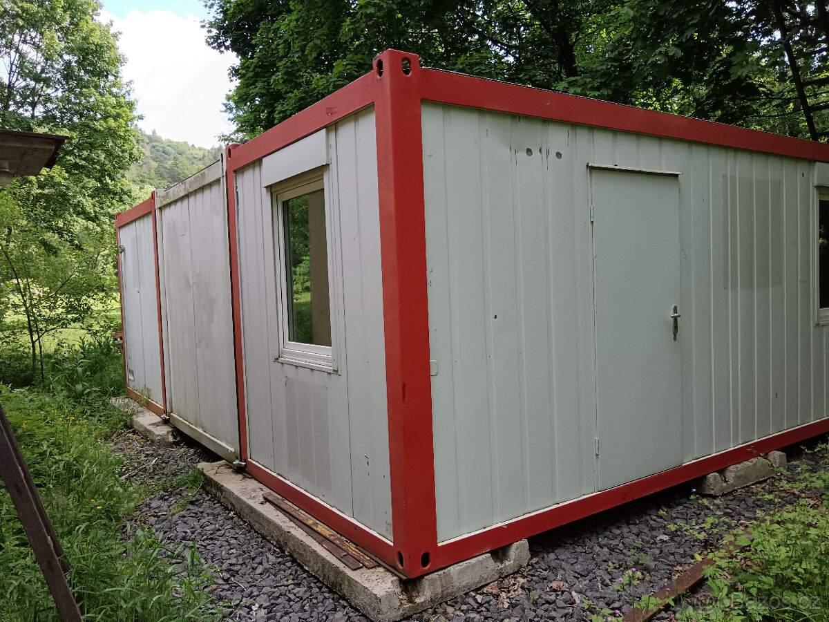 Sestava 3 x kancelářský-obytný kontejner,dílna - 2