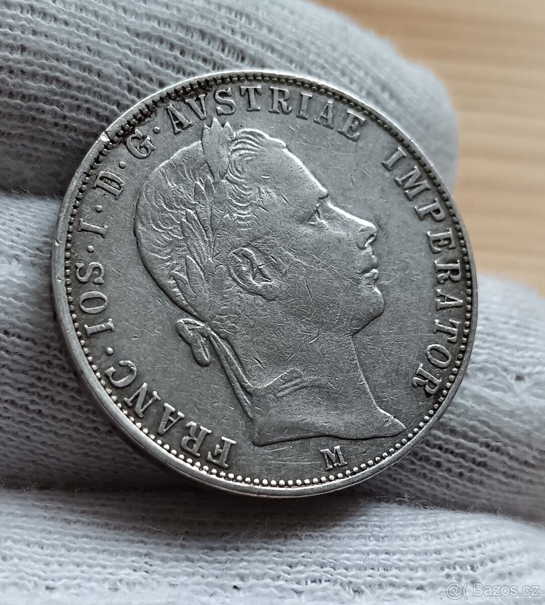 Zlatník 1858 M - Miláno Vzácný ročník - 2