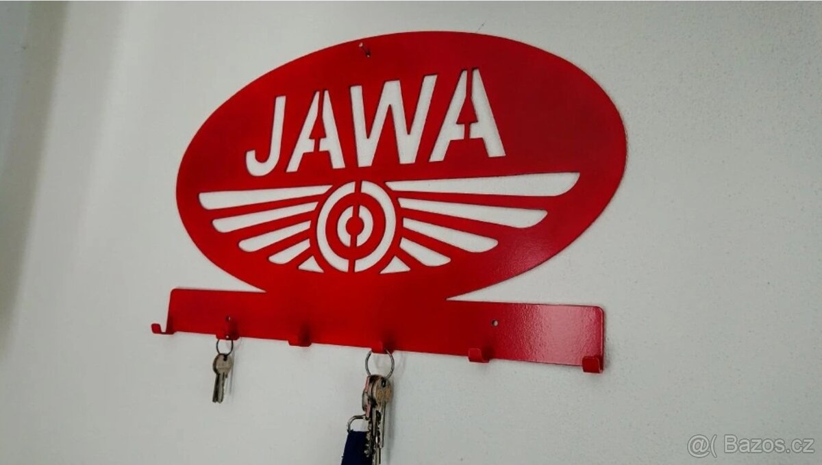 Jawa kovový věšák velikost 42cm - 2