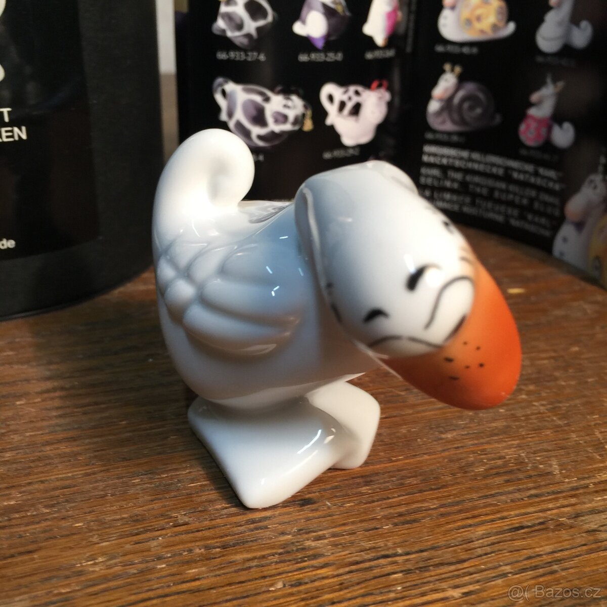 Porcelánová slánka Goebel Limit edice Husa - 2