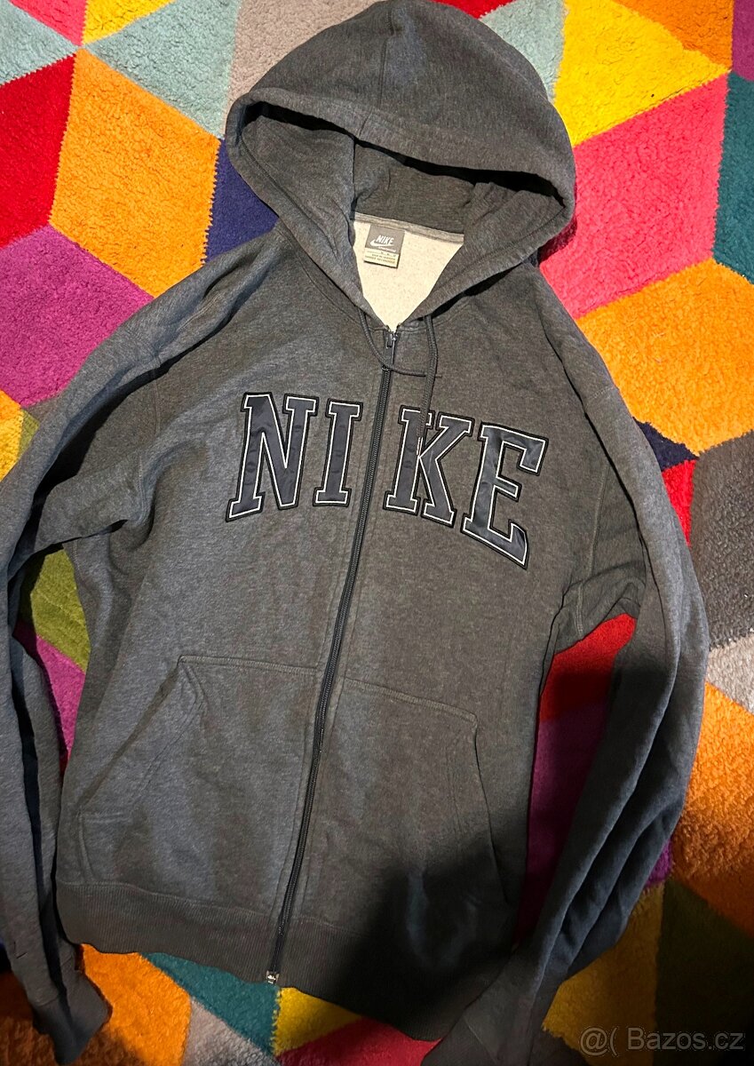 NIKE PÁNSKÁ ZATEPLENÁ MIKINA M( IDEÁLNĚ L-XL )🤩💪🏽 - 2