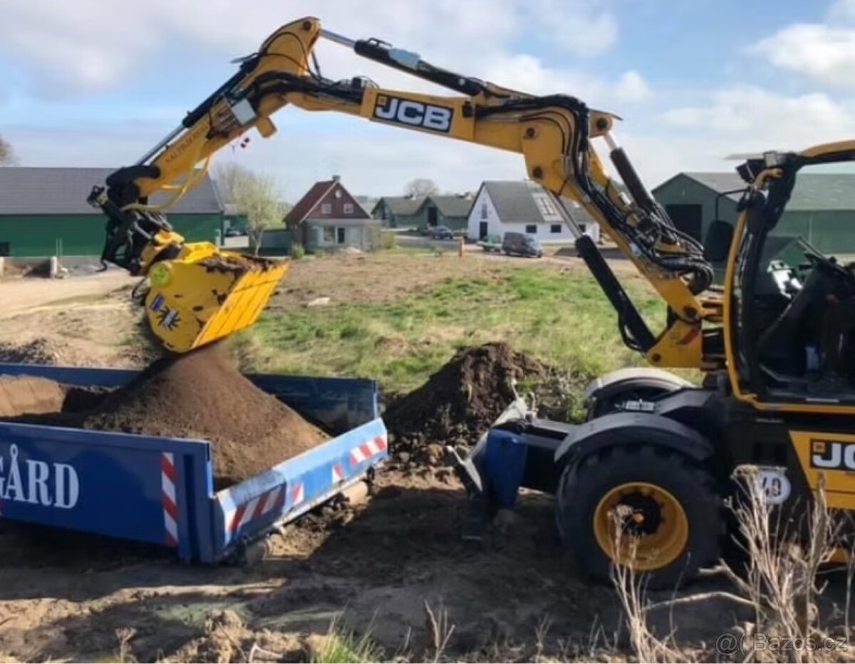 Třídicí lopata Gyrustar na bagr 4-6 tun - 2