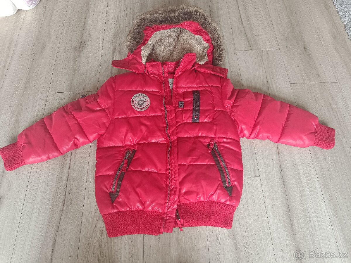 Dívčí zimní bunda velikost 110 - 2