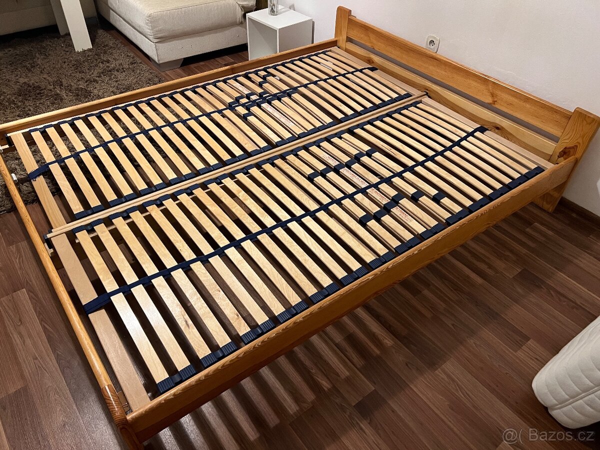 Postel masiv 200x160 - 2