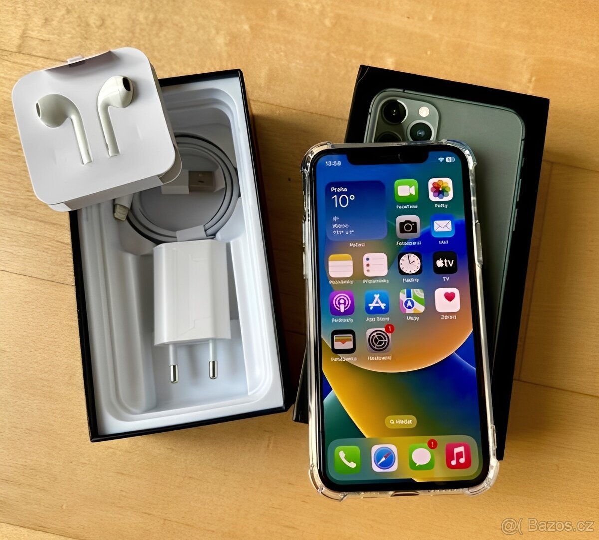 iPhone 11 Pro Midnight Green BATERIE 100% TOP - 2