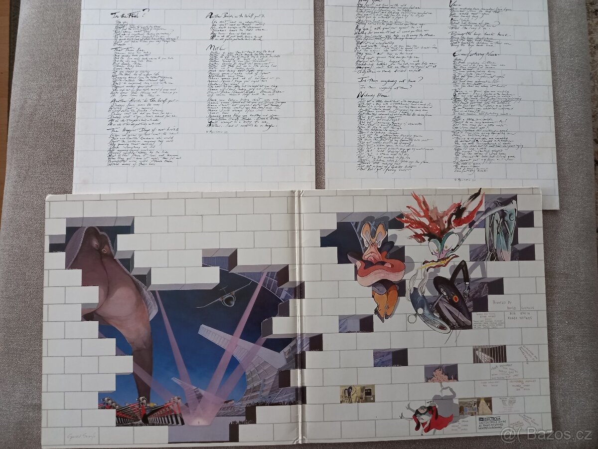 PINK FLOYD “ 2 LP The Wall ” /EMI 1979/rozkl. obal+orig vnu - 2