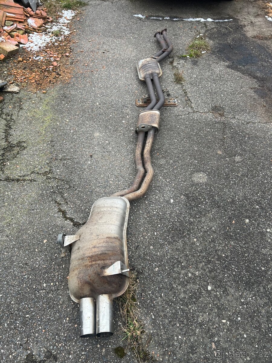 Bmw e46 325ci m54b25 originál výfuk - 2
