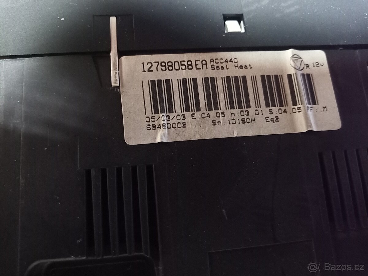 Panel klimatizace Saab 12798058 - 2