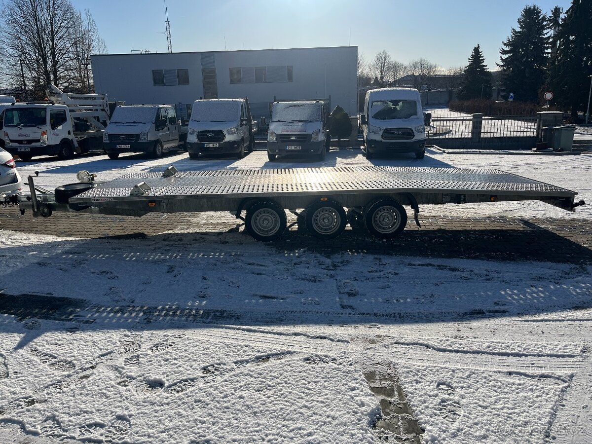 Přepravník automobilů nový plato 6x2,1m,odpočet DPH - 2