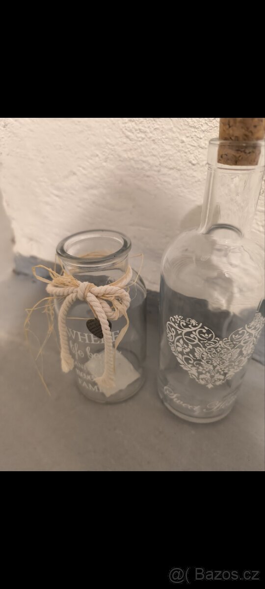 láhev a 2 skleničky - 2